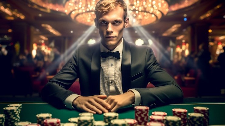 Dealer langsung kami menjalankan Lightning Dice di studio sake303
